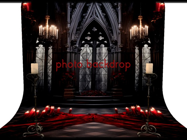 [AE] Photo Backdrop - Gothic Love 4