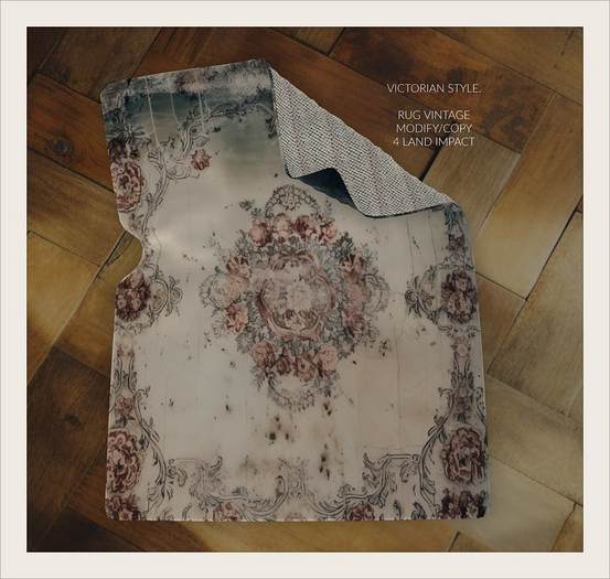 VictorianStyle. Rug. Vintage. 