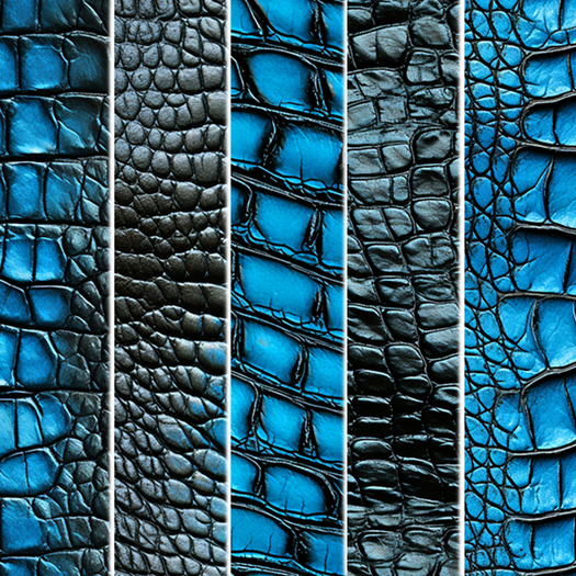 5pc Blue black 3D alligator texture seamless *Full Perm*