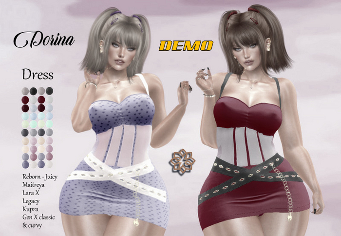 ::FOR YOU:: DORINA DRESS (DEMO 5 MIN)