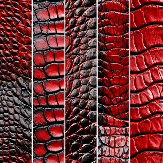 5pc Red black 3D alligator texture seamless *Full Perm*