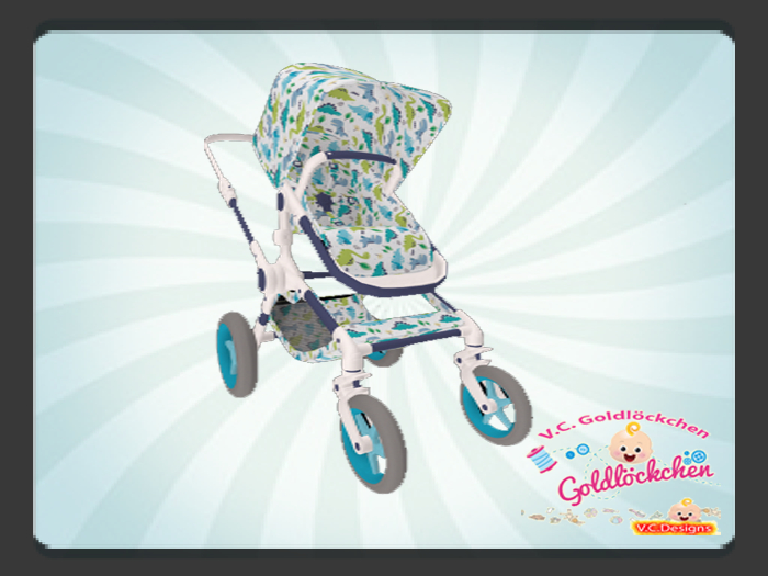 Zooby Stroller Dino Figures HUD