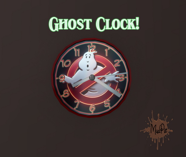 .:MudPie:. Ghost Clock (boxed)