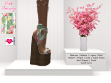 YOURMOM /\ - Lizzo Heels ' Pink Flamingo