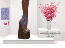 YOURMOM /\ - Lizzo Heels ' Purple
