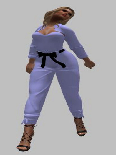 matching pants pale blue
