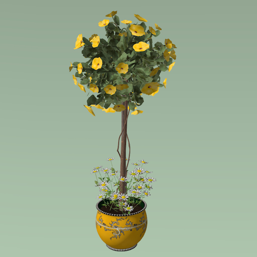 Song's Sunny Yellow Topiary