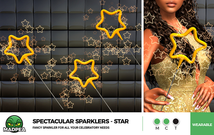 MadPea Spectacular Sparklers - Star