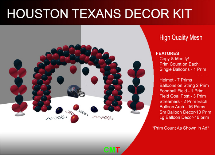 Houston Texans Decor Kit