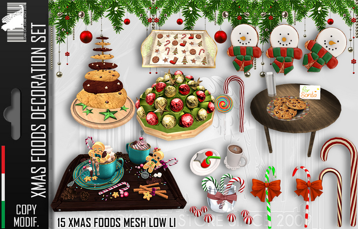 *.:Dark Cat:.*BLD-XMAS FOODS DECORATION SET
