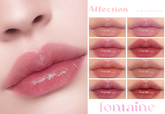 Fontaine Cosmetics - Affection Lips Collection