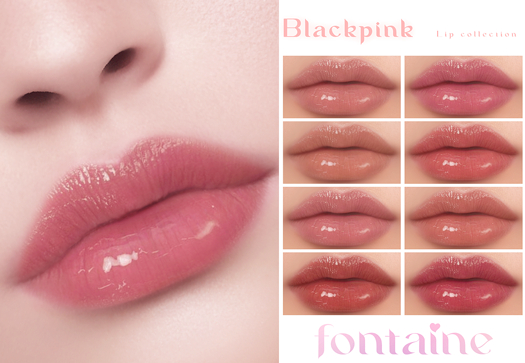 Fontaine Cosmetics - BlackPink Lips Collection