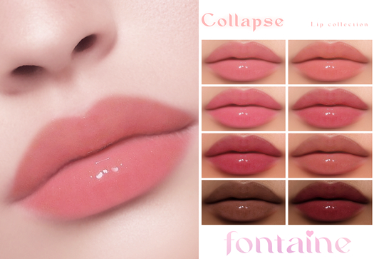 Fontaine Cosmetics - Collapse Lips Collection - DEMO
