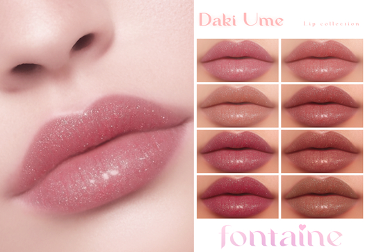 Fontaine Cosmetics - Daki Ume Lips Collection