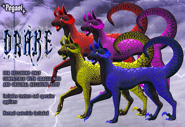 PEGASI - DRAKE HELLHUND (IGNEOUS SET)