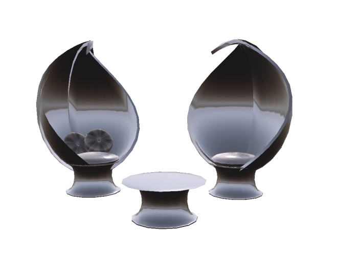 Sci-fi Organic chairs & table