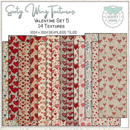Valentine (Set 5) SEAMLESS TEXTURES