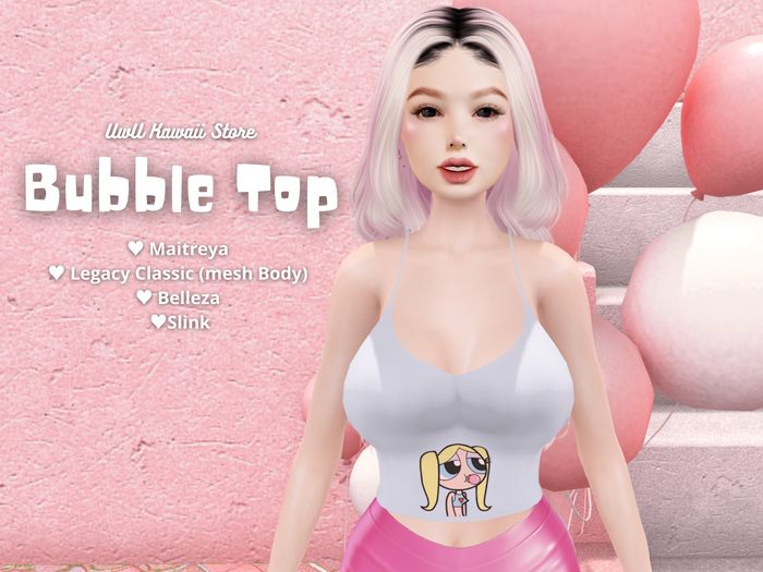 Bubble Top - UwU Kawaii Store