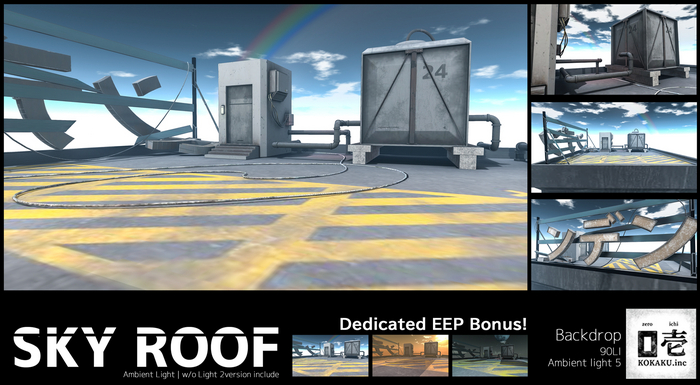 *ZEROICHI* SKY ROOF  Backdrop