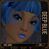 =^.^= Curious Kitties - Azil Owl Skin - Deep Blue