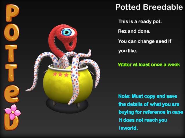Potted ~ Sorcerer's Stew Karnivore Pot - Yellow
