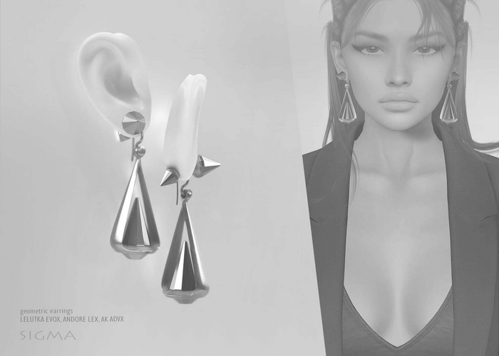 SIGMA Geometric earrings DEMO