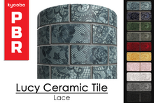 Lucy Ceramic Tile - Lace PBR Material [FULL PERM]