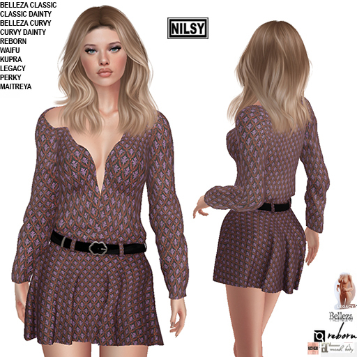 JACQUARD OUTFIT,MESH BODY