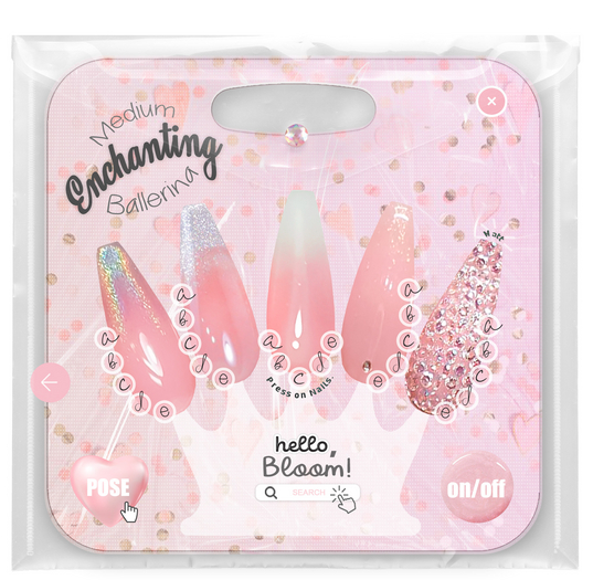 BLOOM - ENCHANTING NAILS [BALLERINA MEDIUM] eBODY