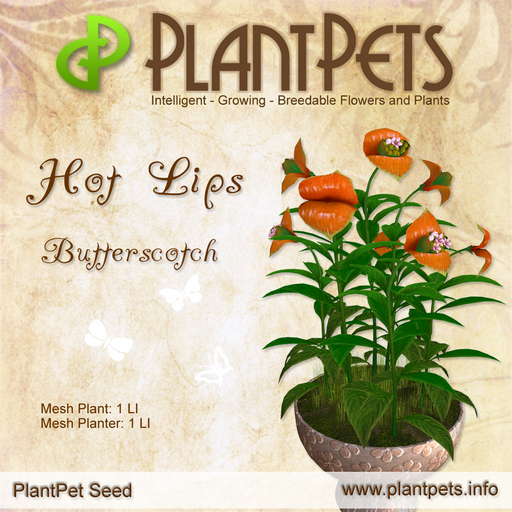 PlantPet Seed [Hot Lips *Butterscotch*]