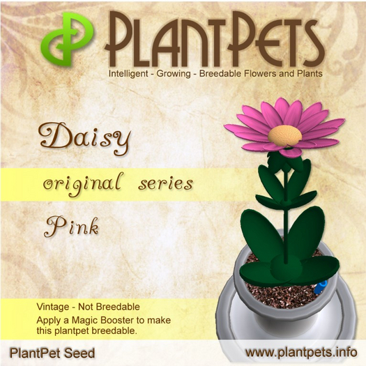PlantPet Seed [Daisy *Original Pink*]