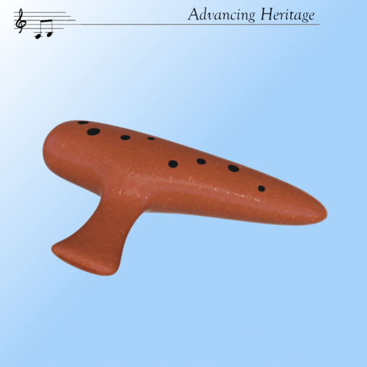 Ocarina AH Glossy Terracotta