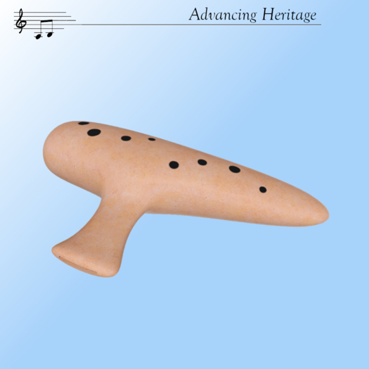 Ocarina AH Antique Terracotta