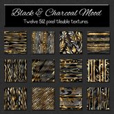 *Wallflowers* Charcoal Mood - Black