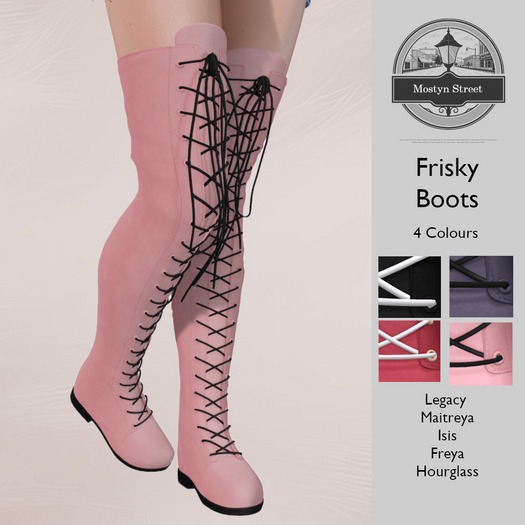 Mostyn St - Frisky Boots Pack - 4 Colours