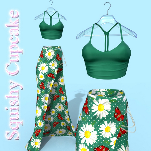 Daisy Lina Long Skirt Top Outfit