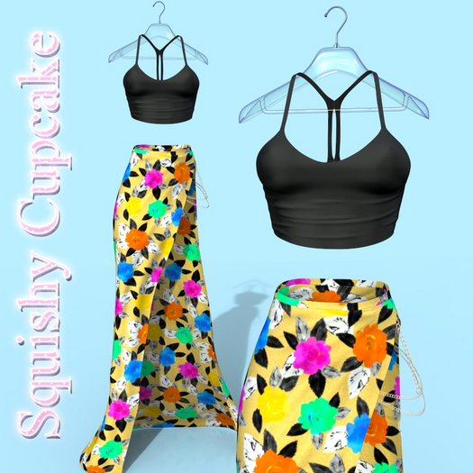 Sunny Lina Long Skirt Top Outfit