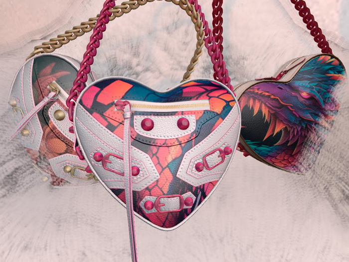 Rainbow galaxy bag - snake