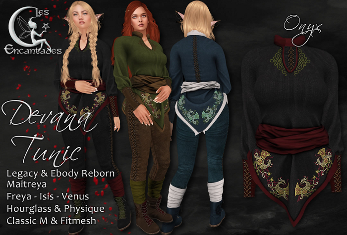 *LE* Devana Tunic Onyx