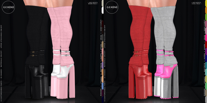Gemini -Eris Boots- 2PACK (Add me)