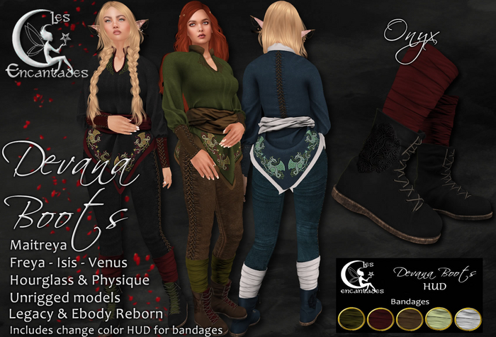 *LE* Devana Boots Onyx