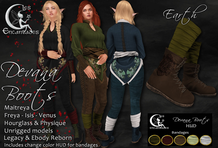 *LE* Devana Boots Earth