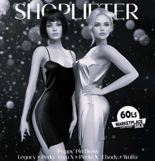 [SHOPLIFTER] - 'Poppy' Pin Dress / DEMO