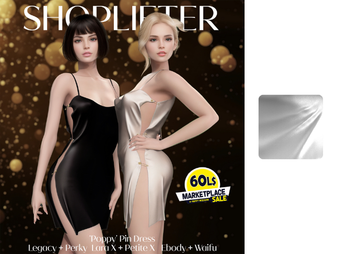 [SHOPLIFTER] - 'Poppy' Pin Dress / WHITE