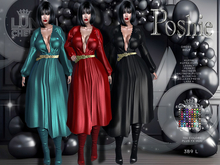 ❤️ - Poshie Dress with Belt, 70+ colors, Plus FX Hud
