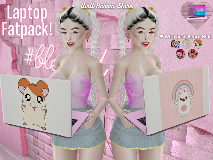 Laptop FATPACK- UwU Kawaii Store DEMO