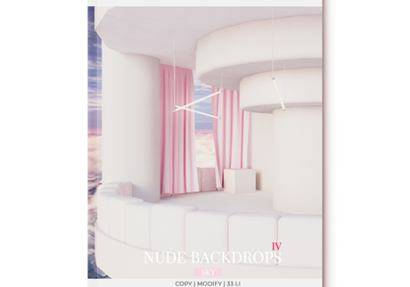 Second Life Marketplace - MINIMAL - Nude Backdrop IV Sky