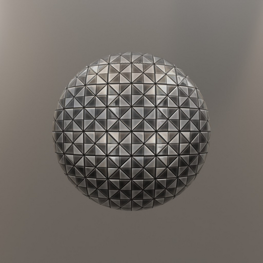 (TI) PBR Tiles (Windmill, Metallic)