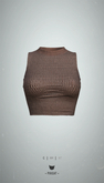 -Pixicat- Aimee Top (LeatherBrown)