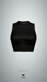 -Pixicat- Aimee Top (LeatherBlack)
